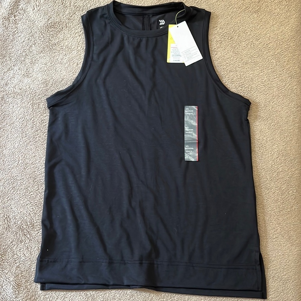 All in Motion Black Active Muscle Tank
